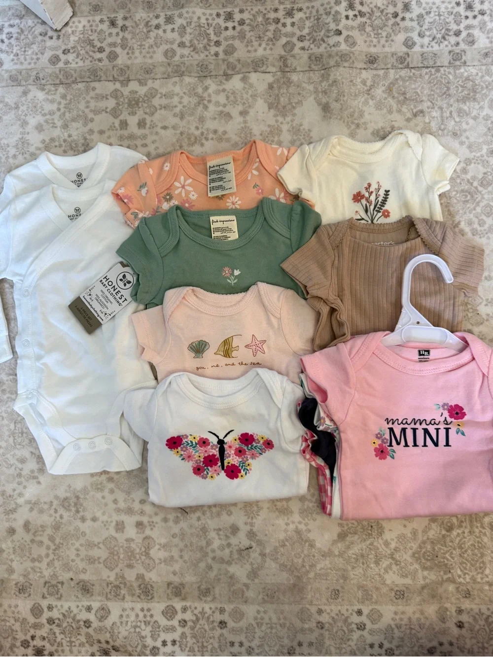 BUNDLE Baby Girls Bodysuit Set - some NWT
